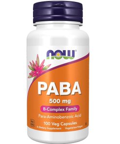 پابا ناو 500 میلی گرم 100 عدد NOW PABA