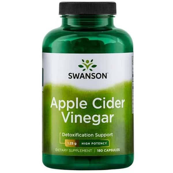 کپسول سرکه سیب سوانسون Swanson Apple Cider Vinegar 1 کپسول سرکه سیب سوانسون Swanson Apple Cider Vinegar