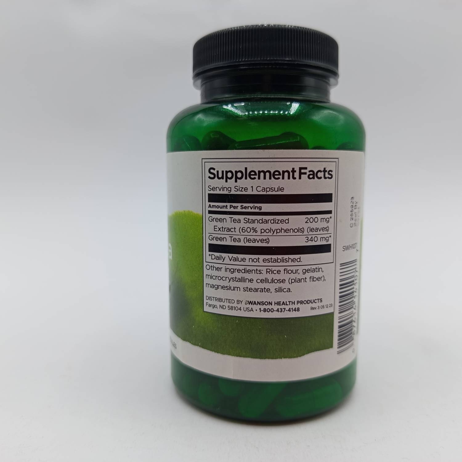 عصاره چای سبز سوانسون 120 عدد Swanson Green Tea Extract 4 عصاره چای سبز سوانسون 120 عدد Swanson Green Tea Extract