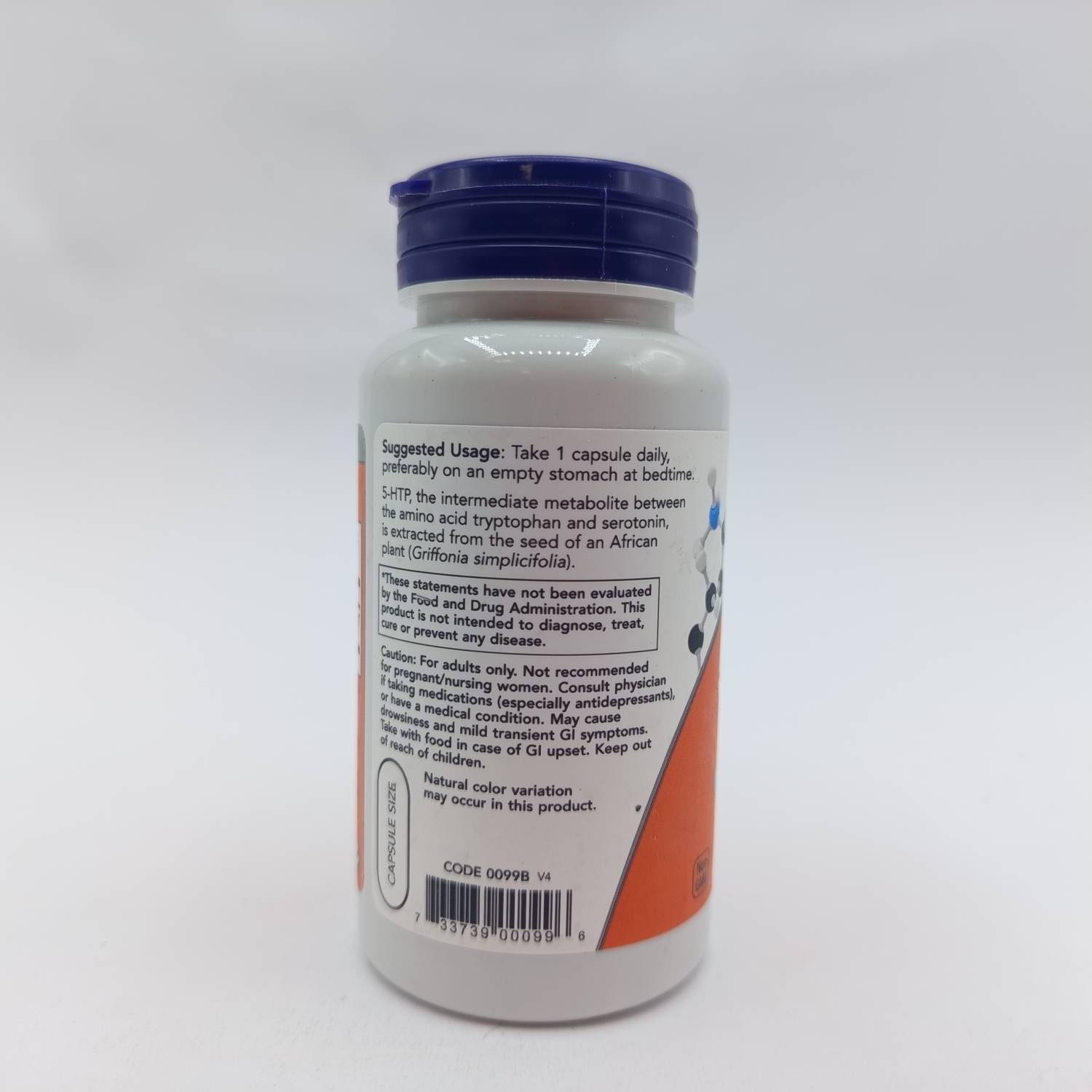 هیدروکسی تریپتوفان 5 اچ تی پی ناو 50 میلی گرم 90 عدد NOW 5HTP 3 هیدروکسی تریپتوفان 5 اچ تی پی ناو 50 میلی گرم 90 عدد NOW 5HTP