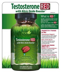 تست بوستر تستوسترون رد اروین نچرالز 120 عدد Irwin Naturals Testosterone RED