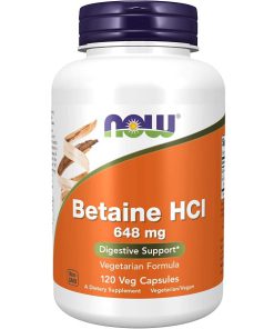 بتائین اچ سی ال ناو 648 میلی گرم 120 عدد NOW Betaine HCl