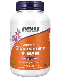 گلوکزامین و ام اس ام ناو 120 عدد NOW Glucosamine & MSM