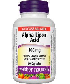 آلفا لیپوئیک اسید وبر نچرالز 100 میلی گرم 60 کپسول Webber Naturals