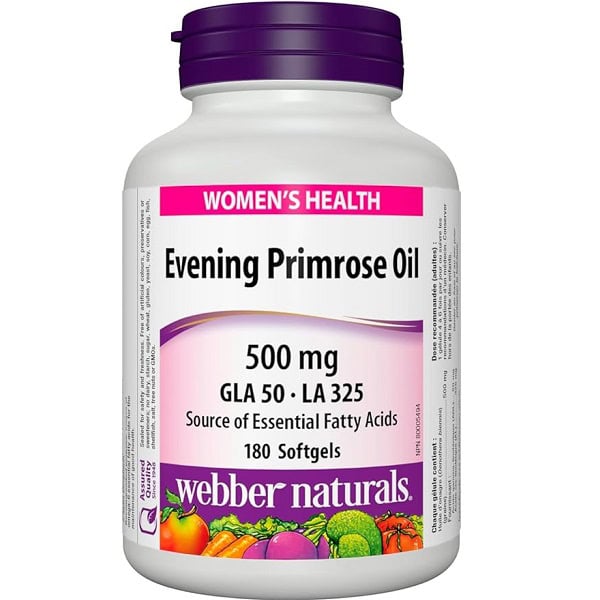 روغن گل مغربی وبر نچرالز 180 عدد Webber Evening Primrose Oil 1 روغن گل مغربی وبر نچرالز 180 عدد Webber Evening Primrose Oil