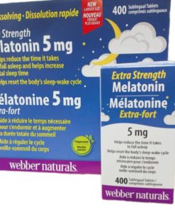ملاتونین وبر نچرالز 5 میلی گرم ۴۰۰ عددی Webber naturals Melatonin