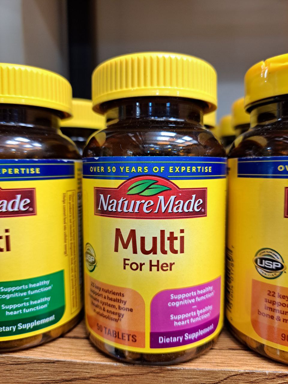مولتی فور هر نیچرمید برای خانم ها Nature Made Women's Multi For Her 7 مولتی ویتامین زنانه نیچرمید Nature Made Women's Multivitamin Tablets