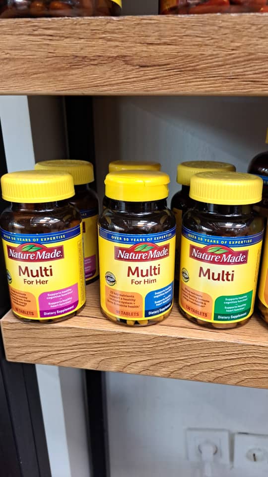 مولتی فور هر نیچرمید برای خانم ها Nature Made Women's Multi For Her 9 مولتی ویتامین زنانه نیچرمید Nature Made Women's Multivitamin Tablets