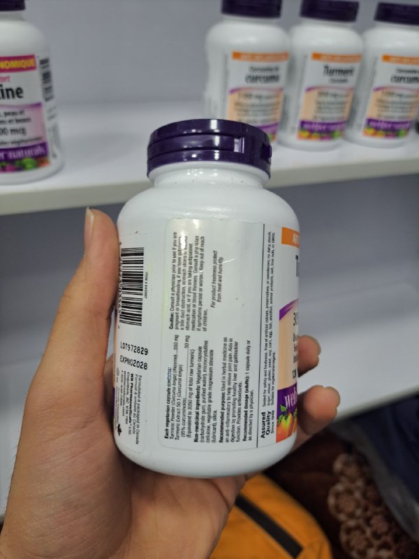 زردچوبه وبر نچرالز Webber Naturals Turmeric Curcumin 3,050 mg 5 زردچوبه وبر نچرالز Webber Naturals Turmeric Curcumin 3,050 mg