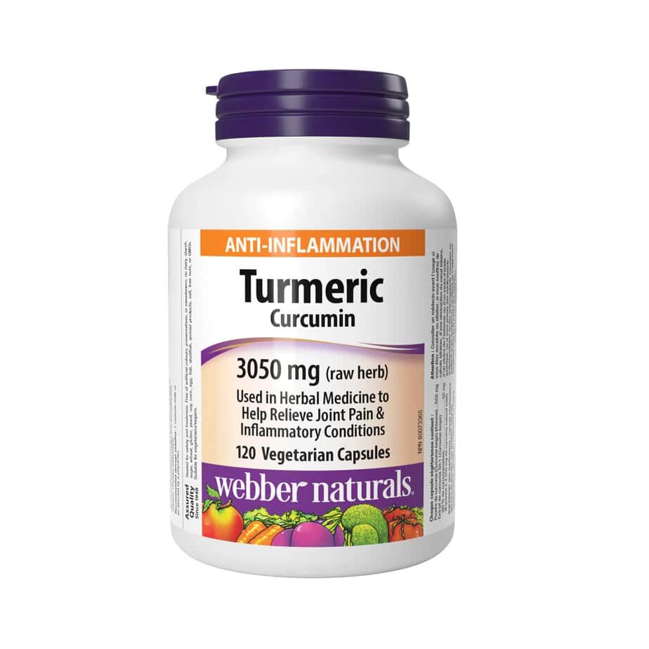 زردچوبه وبر نچرالز Webber Naturals Turmeric Curcumin 3,050 mg 1 زردچوبه وبر نچرالز