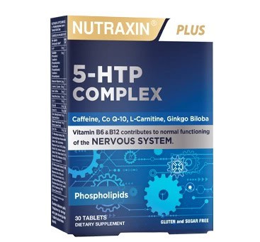 کمپلکس 5-Htp نوتراکسین 30 عددی Nutraxin 5-Htp Complex 1 کمپلکس 5-Htp نوتراکسین 30 عددی