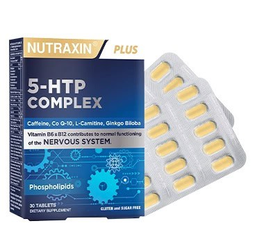 کمپلکس 5-Htp نوتراکسین 30 عددی Nutraxin 5-Htp Complex 2 کمپلکس 5-Htp نوتراکسین 30 عددی