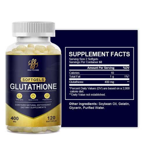 گلوتاتیون آی مچمی 120 عددی iMATCHME Glutathione 2 گلوتاتیون آی مچمی 120 عددی