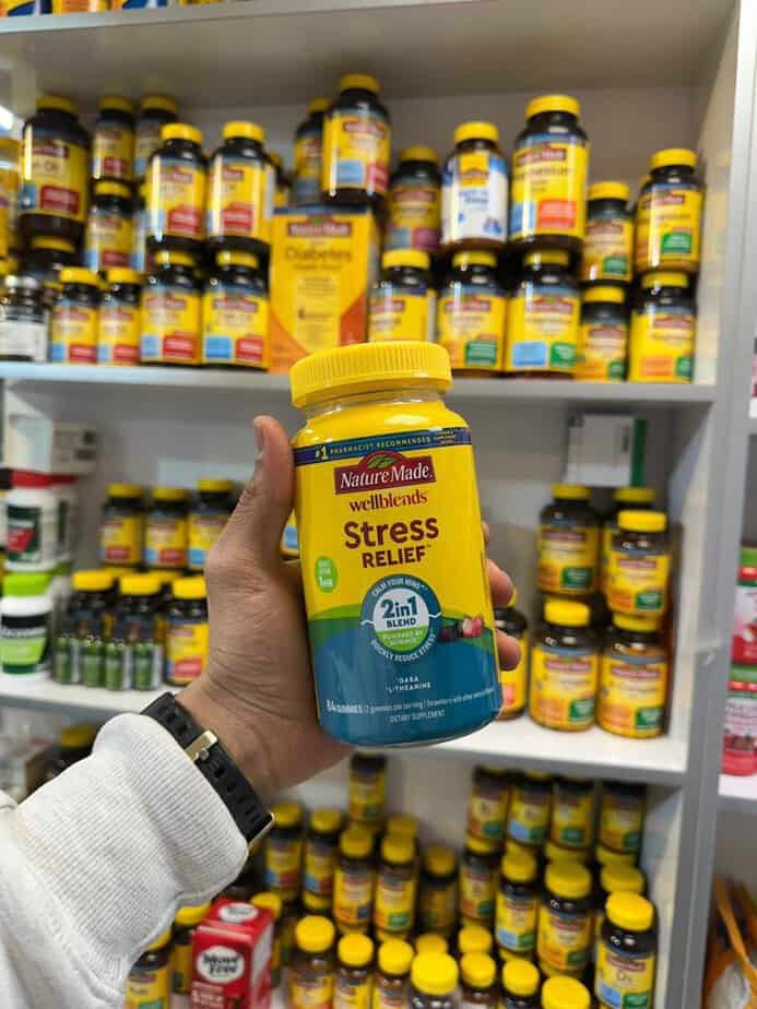 پاستیل کاهش دهنده استرس رلیف نیچرمید 84 عددی حاوی گابا و تیانین 2 پاستیل کاهش دهنده استرس رلیف نیچرمید 84 عددی حاوی گابا و تیانین