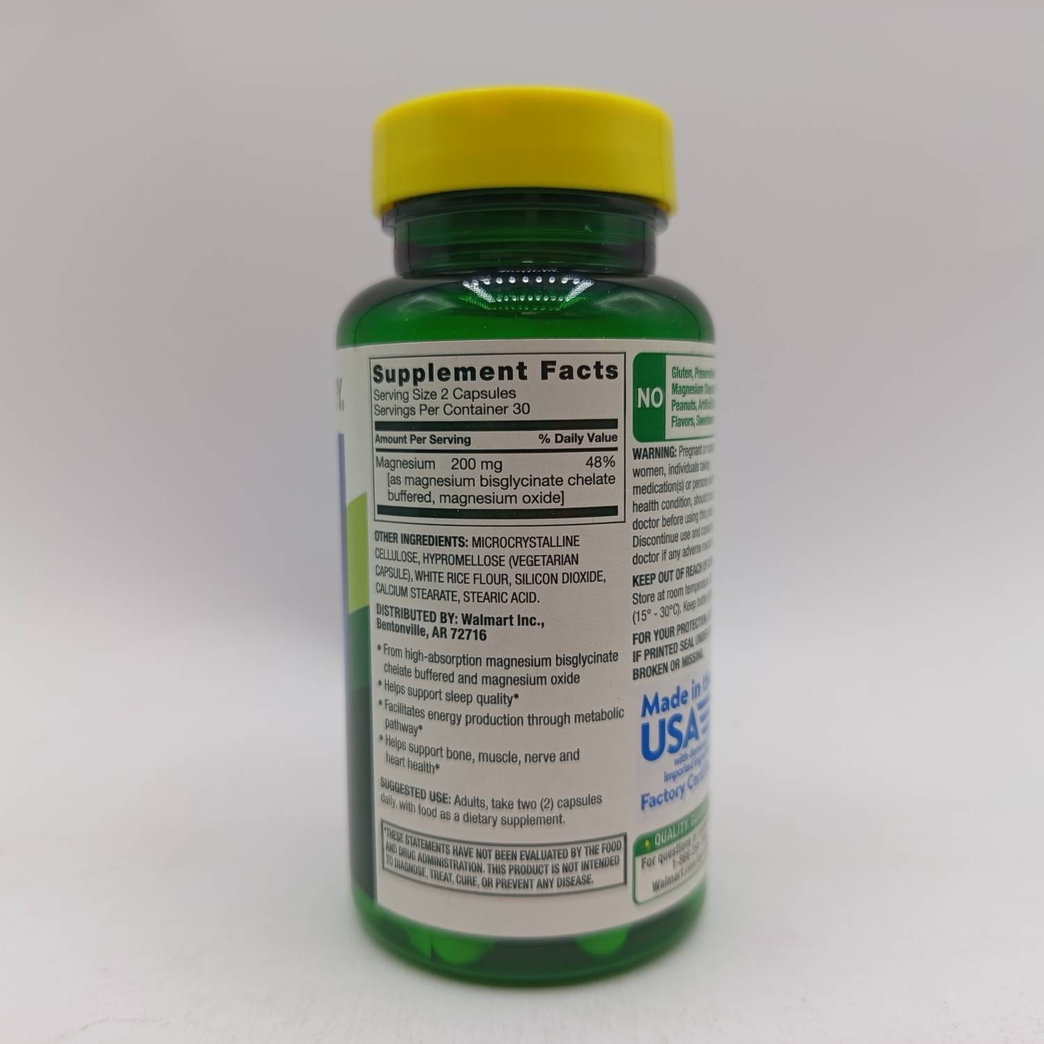 منیزیم اسپرینگ والی Spring Valley Magnesium 200mg 3 منیزیم اسپرینگ والی Spring Valley Magnesium 200mg