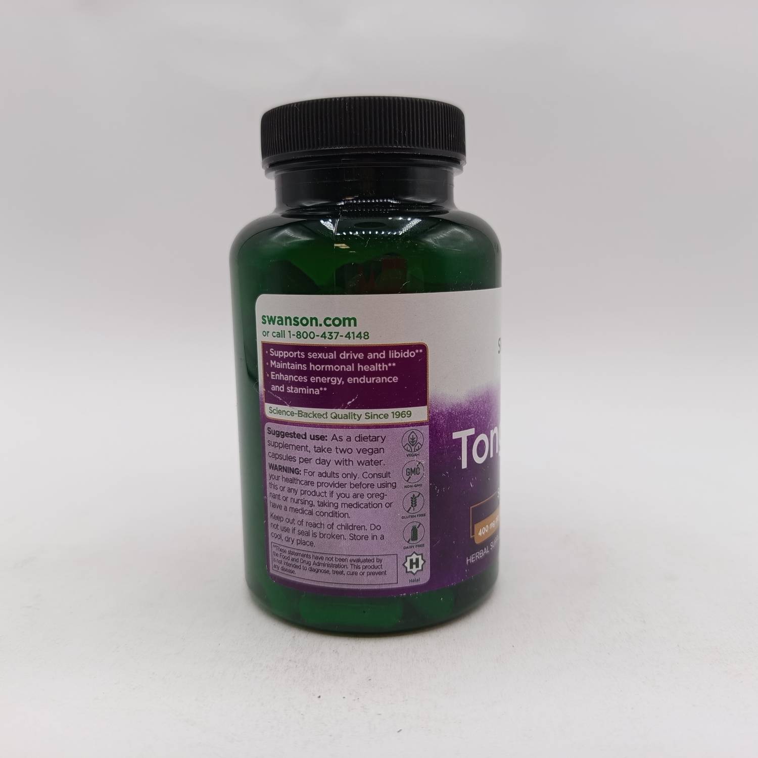 کپسول تونکات علی سوانسون 400 میلی گرم 120 عدد 4 کپسول تونکات علی سوانسون 400 میلی گرم 120 عدد