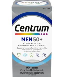 مولتی ویتامین هومس فیفتی پلاس سنتروم 90 عدد CENTRUM HOMMES 50 PLUS
