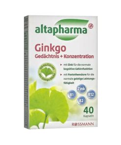جینکو آلتافارما 40 عدد altapharma Ginkgo