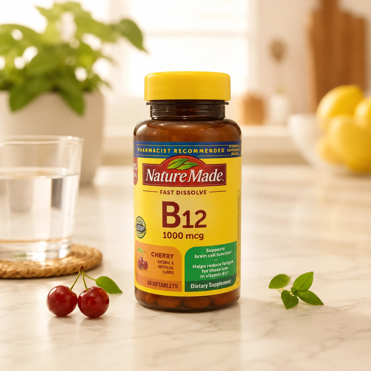 قرص ویتامین B12 نیچرمید Nature Made Vitamin B12 1000mcg 18 قرص ویتامین B12 نیچرمید Nature Made Vitamin B12 1000mcg