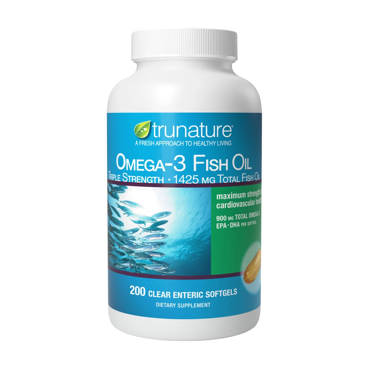 فیش اویل امگا 3 ترانچر Trunature Triple Strength Omega-3 1 فیش اویل امگا 3 ترانچر Trunature Triple Strength Omega-3