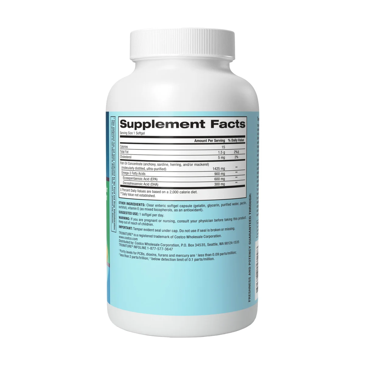 فیش اویل امگا 3 ترانچر Trunature Triple Strength Omega-3 4 فیش اویل امگا 3 ترانچر Trunature Triple Strength Omega-3