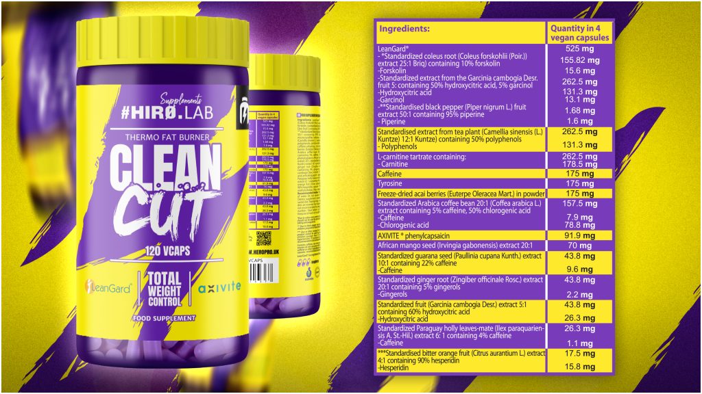 کپسول چربی سوز Clean CUT هیرولب 120 عدد 8 کپسول چربی سوز Clean CUT هیرولب 120 عدد