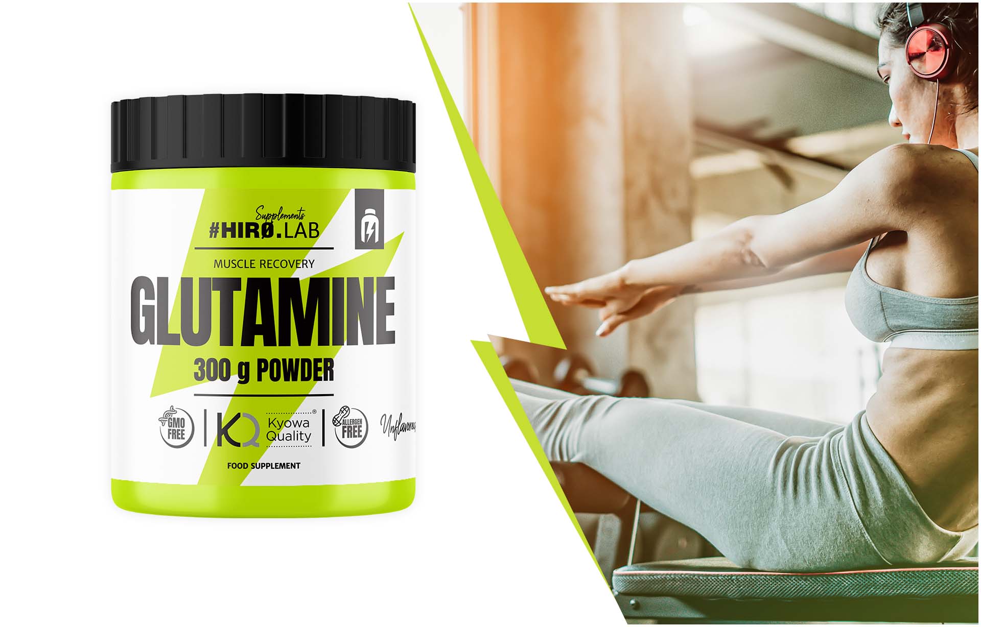 پودر گلوتامین کیووا هیرولب 300 گرم Hiro.Lab Glutamine 5 پودر گلوتامین کیووا هیرولب 300 گرم Hiro.Lab Glutamine