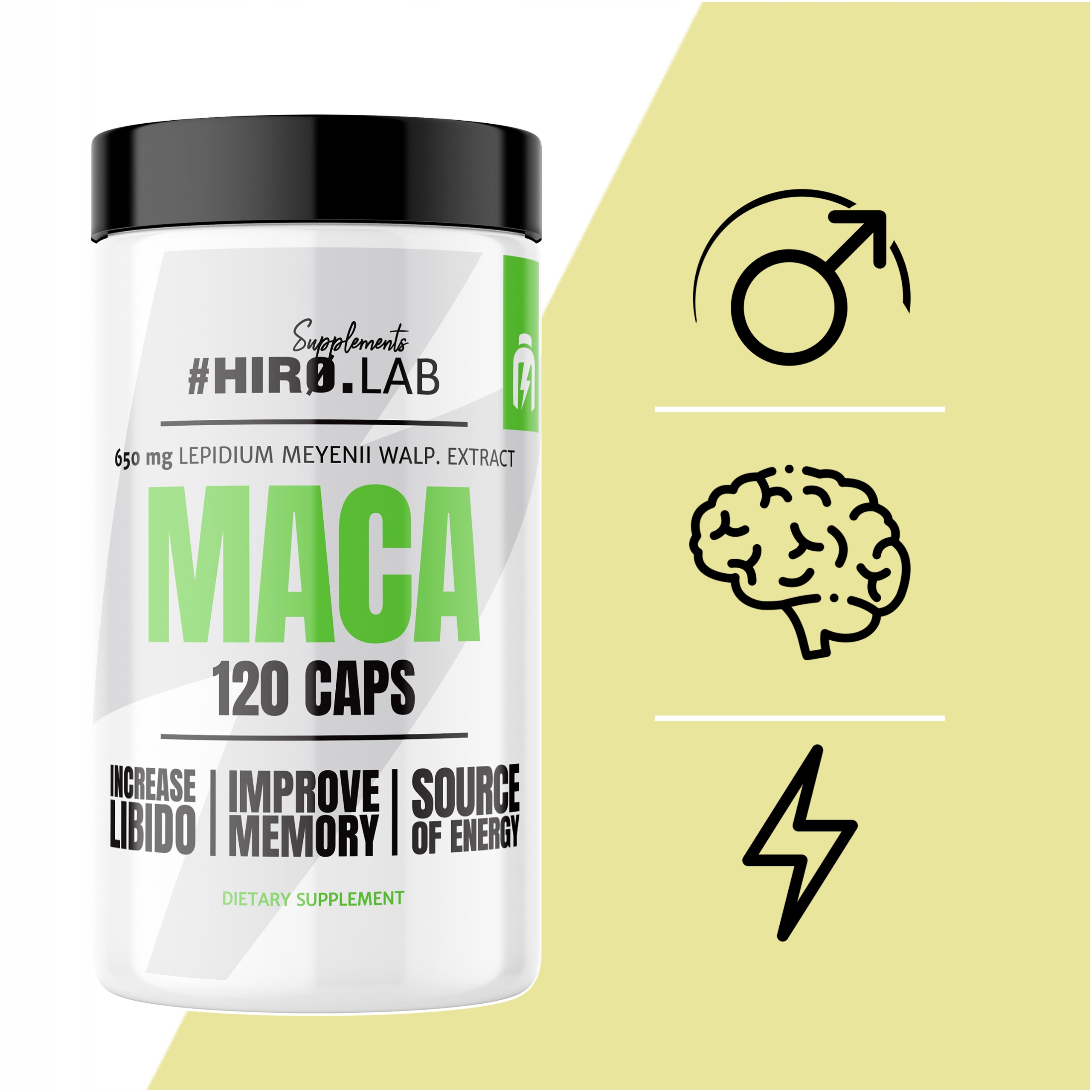کپسول ماکا هیرولب 120 عدد HIRO.LAB Maca 5 کپسول ماکا هیرولب 120 عدد HIRO.LAB Maca