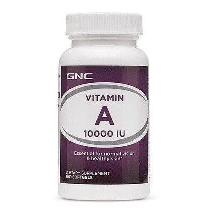 کپسول ویتامین آ جی ان سی GNC Vitamin A 10000IU 1 کپسول ویتامین آ جی ان سی GNC Vitamin A 10000IU