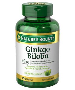 جینکوبیلوبا نیچرز بونتی 60 میلی گرم NATURE’S BOUNTY GINKO BILOBA