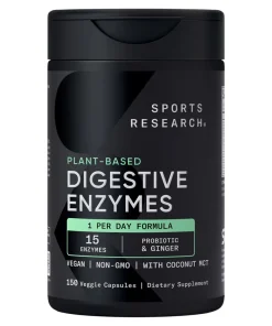 آنزیم گوارشی اسپرت ریسرچ Sports Research Digestive Enzymes