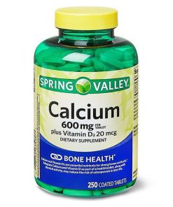 کلسیم اسپرینگ والی Spring Valley Calcium حاوی ویتامین D3