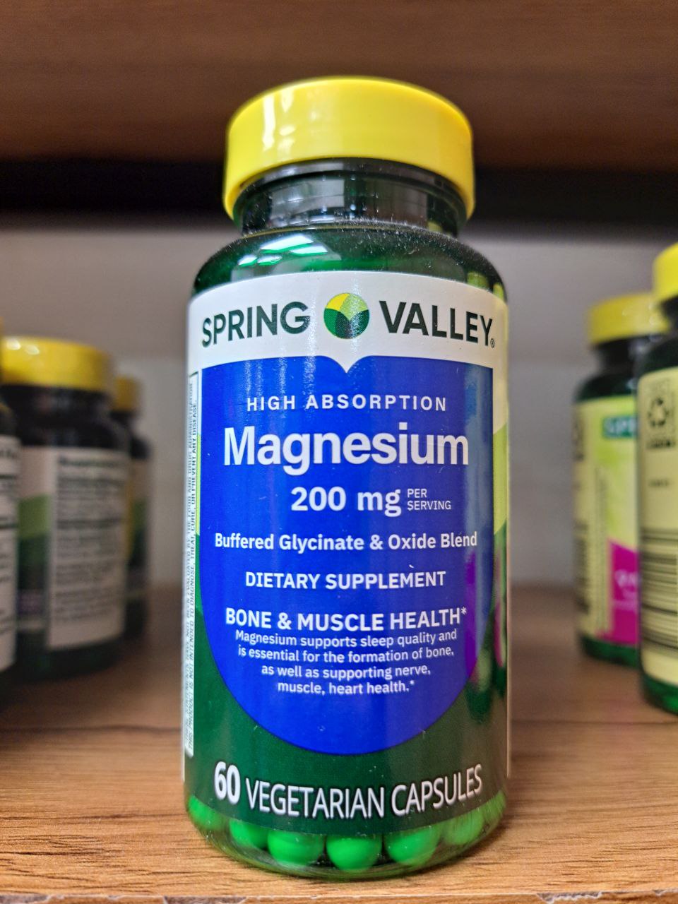 منیزیم اسپرینگ والی Spring Valley Magnesium 200mg 5 منیزیم اسپرینگ والی Spring Valley Magnesium 200mg
