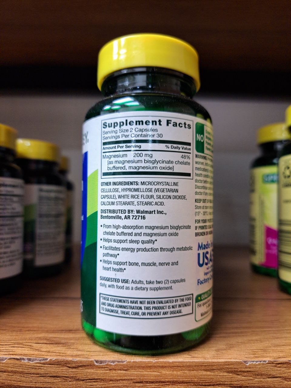 منیزیم اسپرینگ والی Spring Valley Magnesium 200mg 6 منیزیم اسپرینگ والی Spring Valley Magnesium 200mg
