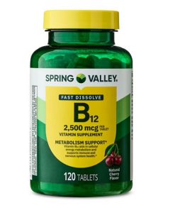 قرص ویتامین ب 12 اسپرینگ والی Spring Valley Vitamin B12