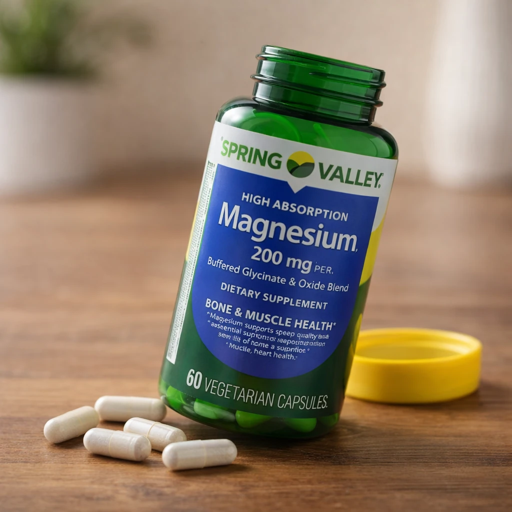 منیزیم اسپرینگ والی Spring Valley Magnesium 200mg 17 منیزیم اسپرینگ والی Spring Valley Magnesium 200mg