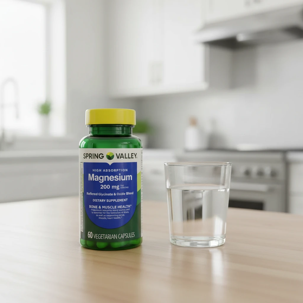 منیزیم اسپرینگ والی Spring Valley Magnesium 200mg 16 منیزیم اسپرینگ والی Spring Valley Magnesium 200mg