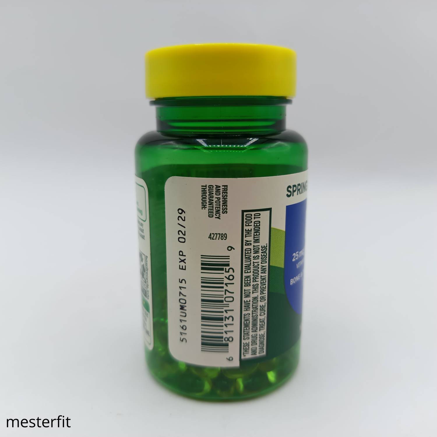 کپسول ویتامین دی اسپرینگ والی Spring Valley Vitamin D3 5000IU 3 کپسول ویتامین دی اسپرینگ والی Spring Valley Vitamin D3 5000IU