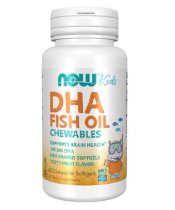 دی اچ ای فیش اویل ناو NOW DHA Kids Fish Oil