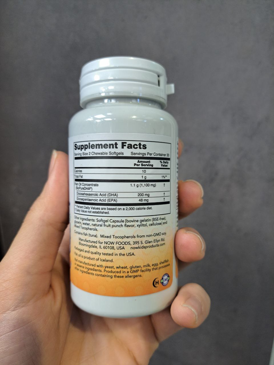 دی اچ ای فیش اویل ناو NOW DHA Kids Fish Oil 5 دی اچ ای فیش اویل ناو NOW DHA Kids Fish Oil