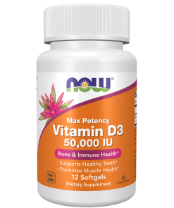 ویتامین دی ناو NOW Vitamin D3 50000IU