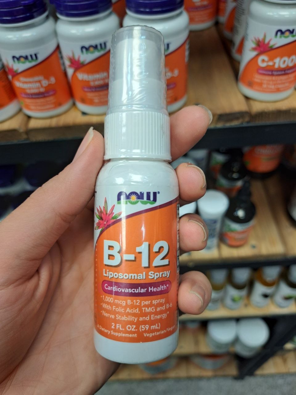 اسپری ویتامین ب 12 ناو Now Vitamin B12 Liposomal spray 2 اسپری ویتامین ب 12 ناو Now Vitamin B12 Liposomal spray