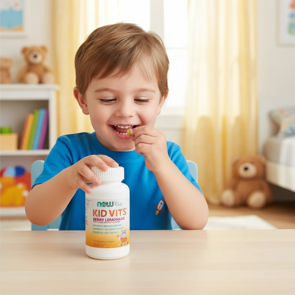 مولتی ویتامین کودکانه ناو Now Foods Kid Vits Multi-Vitamin