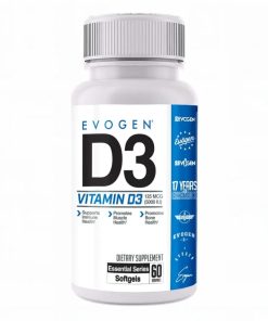 کپسول ویتامین دی ایووژن EVOGEN D3 5000IU