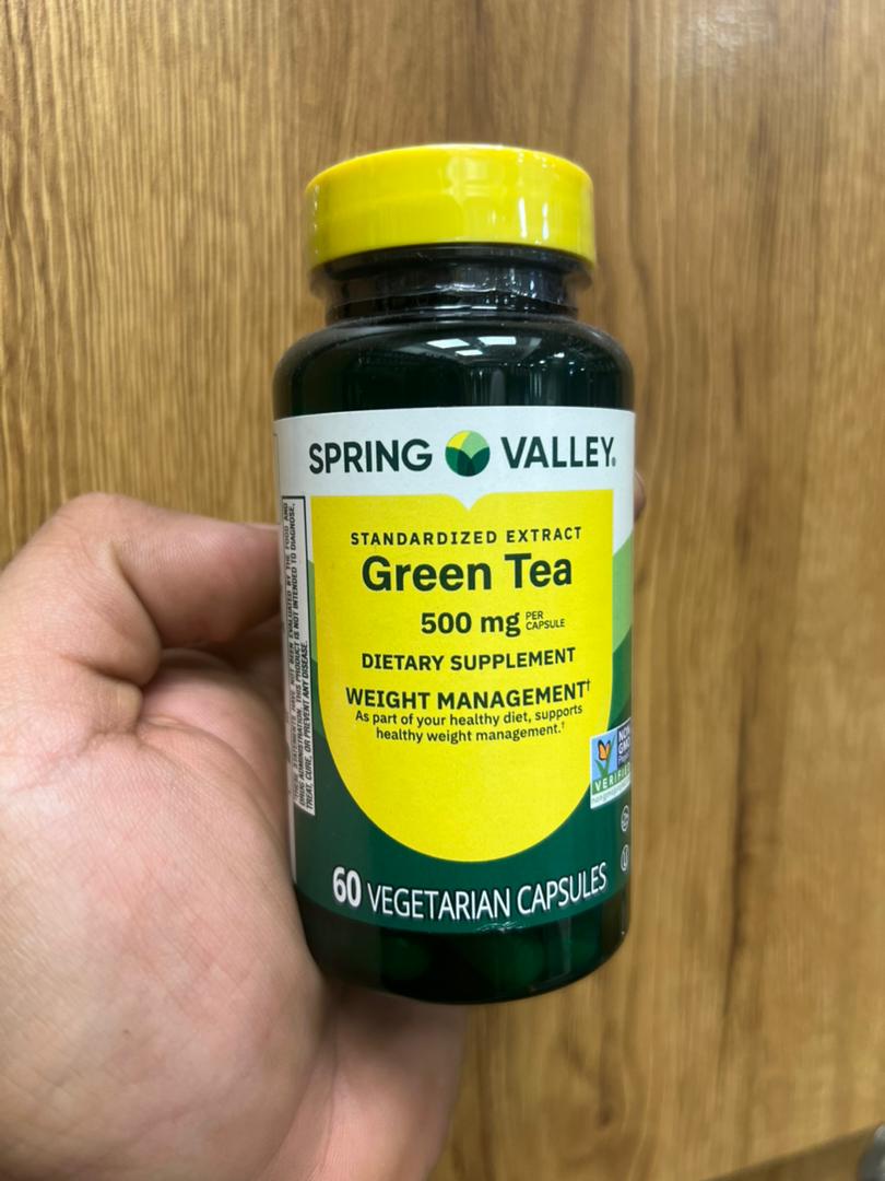 کپسول چای سبز اسپرینگ والی Spring Valley Green Tea 3 کپسول چای سبز اسپرینگ والی Spring Valley Green Tea