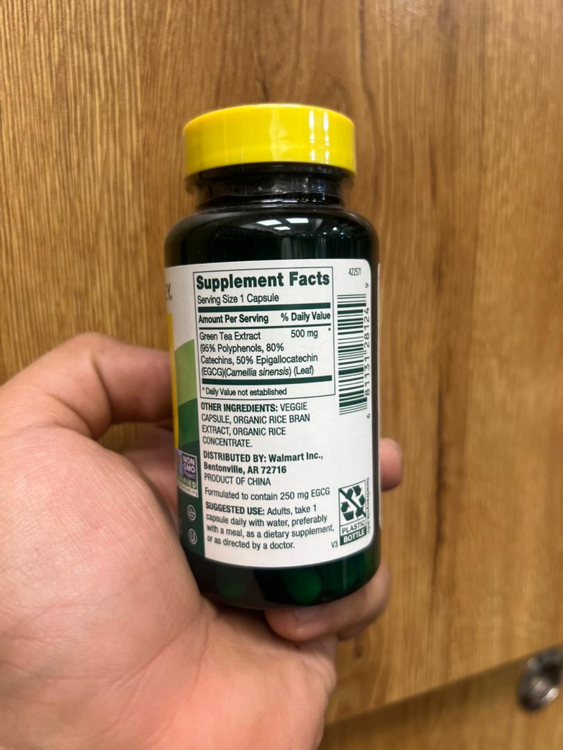 کپسول چای سبز اسپرینگ والی Spring Valley Green Tea 2 کپسول چای سبز اسپرینگ والی Spring Valley Green Tea