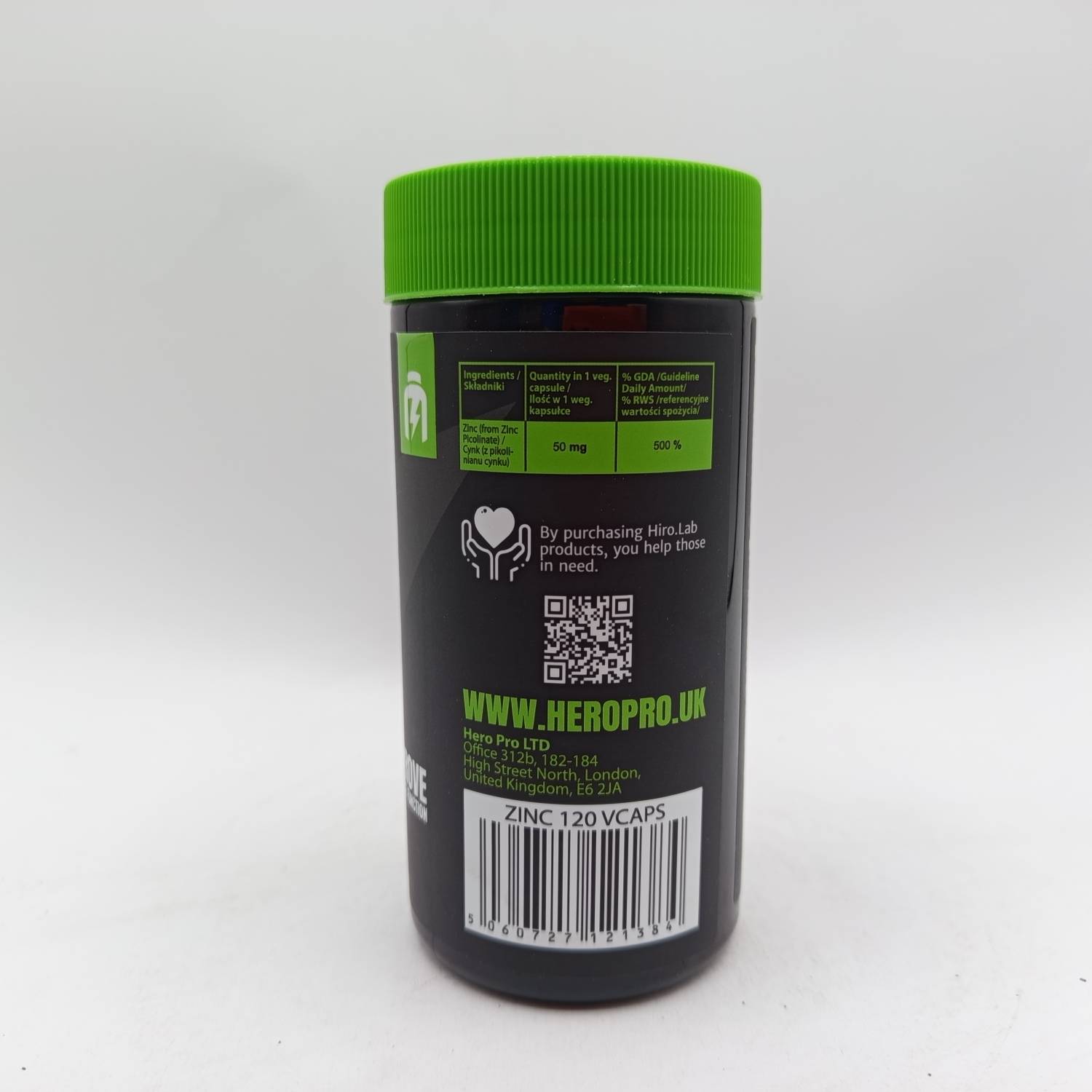 کپسول زینک هیرولب 120 عدد HIRO.LAB Zinc 3 کپسول زینک هیرولب 120 عدد HIRO.LAB Zinc