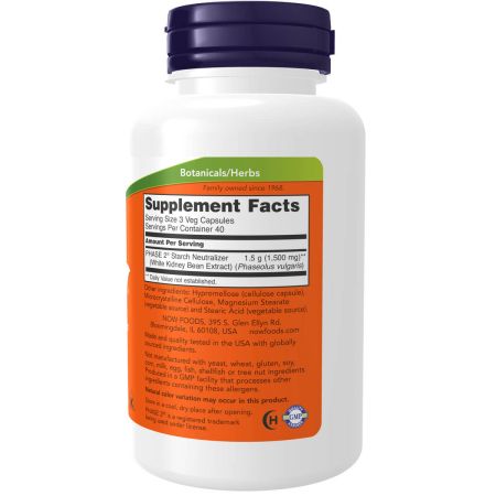 مکمل فاز 2 ناو NOW Foods Phase 2 500mg کاهش دهنده جذب کربوهیدرات 3 مکمل فاز 2 ناو NOW Foods Phase 2 500mg