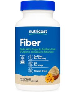 کپسول فیبر نوتری کاست Nutricost Fibre