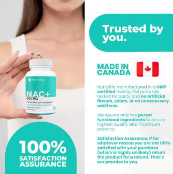 کپسول ناک ناترالی NUTRALI NAC+ 600MG 5 کپسول ناک ناترالی NUTRALI NAC+ 600MG